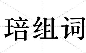 琣组词