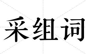 采组词